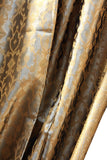 Indian Sari Fabric Champagne Kela Curtain