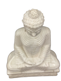 24" Marble Sitting Buddha Statue