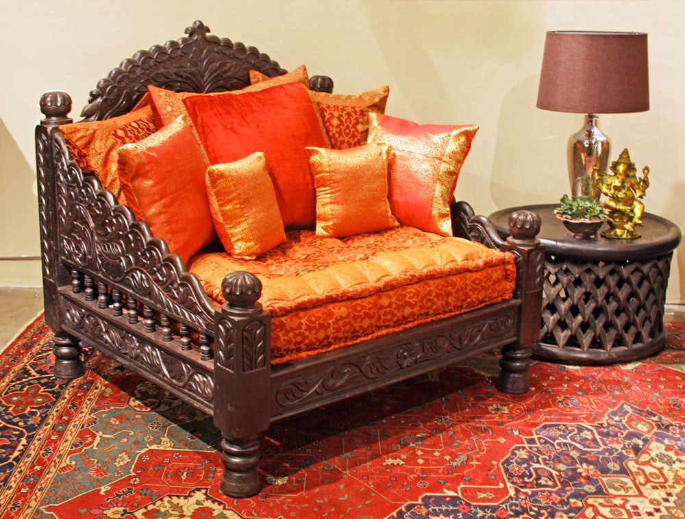 Jhula Single SeatIndian hand carved Furniture Chair