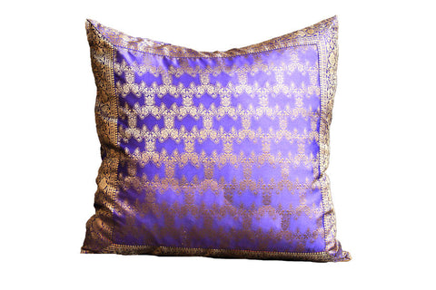 Purple pillow cover