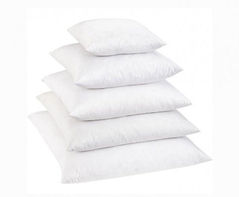 Synthetic Pillow Filler Sold At Tara Design. Hypoallergenic Inserts
