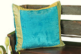 Turquoise Velvet Pillow Cover